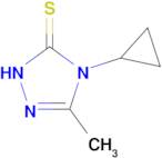 4-cyclopropyl-3-methyl-4,5-dihydro-1H-1,2,4-triazole-5-thione