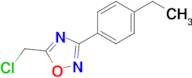 5-(Chloromethyl)-3-(4-ethylphenyl)-1,2,4-oxadiazole