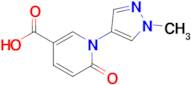 1,6-Dihydro-1-(1-methyl-1H-pyrazol-4-yl)-6-oxo-3-pyridinecarboxylic acid