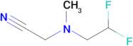 2-[(2,2-difluoroethyl)(methyl)amino]acetonitrile