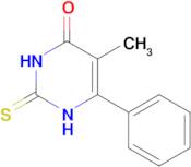 5-Methyl-6-phenyl-2-sulfanylidene-1,2,3,4-tetrahydropyrimidin-4-one