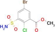 Methyl 5-bromo-2-chloro-3-sulfamoylbenzoate