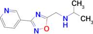 (Propan-2-yl)({[3-(pyridin-3-yl)-1,2,4-oxadiazol-5-yl]methyl})amine