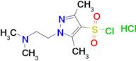 1-[2-(dimethylamino)ethyl]-3,5-dimethyl-1h-pyrazole-4-sulfonyl chloride hydrochloride