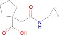 1-[(cyclopropylcarbamoyl)methyl]cyclopentane-1-carboxylic acid