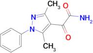 2-(3,5-Dimethyl-1-phenyl-1h-pyrazol-4-yl)-2-oxoacetamide