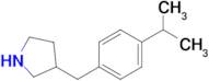 3-{[4-(propan-2-yl)phenyl]methyl}pyrrolidine