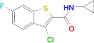 3-Chloro-n-cyclopropyl-6-fluoro-1-benzothiophene-2-carboxamide