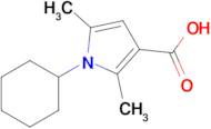 1-Cyclohexyl-2,5-dimethyl-1h-pyrrole-3-carboxylic acid