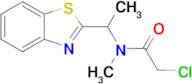 n-[1-(1,3-benzothiazol-2-yl)ethyl]-2-chloro-n-methylacetamide