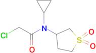 2-Chloro-n-cyclopropyl-n-(1,1-dioxo-1lambda6-thiolan-3-yl)acetamide