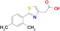 2-[2-(2,4-dimethylphenyl)-1,3-thiazol-4-yl]acetic acid