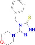 4-benzyl-3-(morpholin-4-yl)-4,5-dihydro-1H-1,2,4-triazole-5-thione