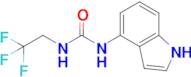 1-(1h-Indol-4-yl)-3-(2,2,2-trifluoroethyl)urea