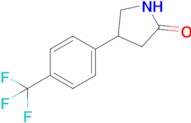 4-[4-(trifluoromethyl)phenyl]pyrrolidin-2-one