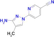 6-(3-Amino-4-methyl-1h-pyrazol-1-yl)pyridine-3-carbonitrile