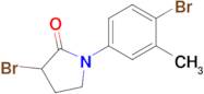 3-Bromo-1-(4-bromo-3-methylphenyl)pyrrolidin-2-one