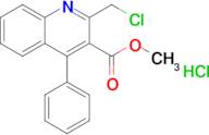 Methyl 2-(chloromethyl)-4-phenylquinoline-3-carboxylate hydrochloride