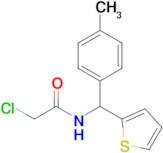 2-Chloro-n-[(4-methylphenyl)(thiophen-2-yl)methyl]acetamide