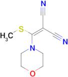 2-[(methylsulfanyl)(morpholin-4-yl)methylidene]propanedinitrile