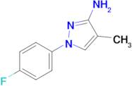 1-(4-Fluorophenyl)-4-methyl-1h-pyrazol-3-amine