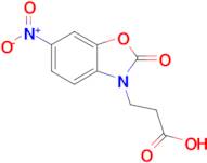 3-(6-Nitro-2-oxo-2,3-dihydro-1,3-benzoxazol-3-yl)propanoic acid