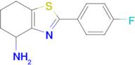 2-(4-Fluorophenyl)-4,5,6,7-tetrahydro-1,3-benzothiazol-4-amine