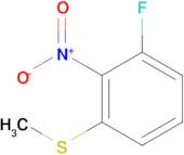 1-Fluoro-3-(methylsulfanyl)-2-nitrobenzene