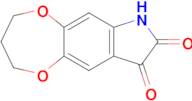 2h,3h,4h,7h,8h,9h-[1,4]dioxepino[2,3-f]indole-8,9-dione