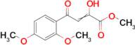 methyl 4-(2,4-dimethoxyphenyl)-2-hydroxy-4-oxobut-2-enoate