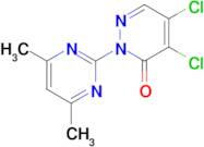 4,5-Dichloro-2-(4,6-dimethylpyrimidin-2-yl)-2,3-dihydropyridazin-3-one