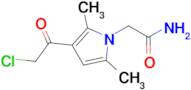 2-[3-(2-chloroacetyl)-2,5-dimethyl-1h-pyrrol-1-yl]acetamide