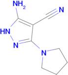 5-Amino-3-(pyrrolidin-1-yl)-1h-pyrazole-4-carbonitrile