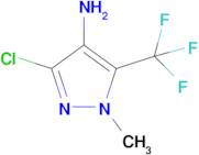 3-chloro-1-methyl-5-(trifluoromethyl)-1h-pyraZol-4-amine