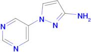 1-(Pyrimidin-5-yl)-1h-pyrazol-3-amine
