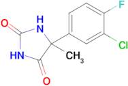 5-(3-Chloro-4-fluorophenyl)-5-methyl-2,4-imidazolidinedione
