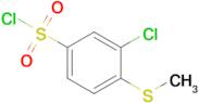 3-Chloro-4-(methylsulfanyl)benzene-1-sulfonyl chloride