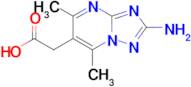 2-{2-amino-5,7-dimethyl-[1,2,4]triazolo[1,5-a]pyrimidin-6-yl}acetic acid