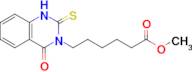 methyl 6-(4-oxo-2-sulfanylidene-1,2,3,4-tetrahydroquinazolin-3-yl)hexanoate
