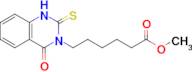 Methyl 6-(4-oxo-2-sulfanylidene-1,2,3,4-tetrahydroquinazolin-3-yl)hexanoate