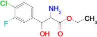 Ethyl 2-amino-3-(4-chloro-3-fluorophenyl)-3-hydroxypropanoate