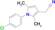 2-[1-(4-chlorophenyl)-2,5-dimethyl-1h-pyrrol-3-yl]acetonitrile