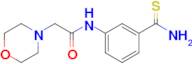 n-(3-Carbamothioylphenyl)-2-(morpholin-4-yl)acetamide