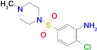 2-Chloro-5-[(4-methylpiperazin-1-yl)sulfonyl]aniline