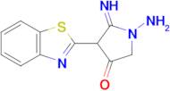 1-amino-4-(1,3-benzothiazol-2-yl)-5-iminopyrrolidin-3-one