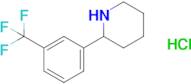 2-[3-(trifluoromethyl)phenyl]piperidine hydrochloride