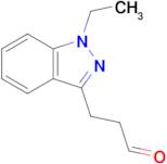 3-(1-Ethyl-1h-indazol-3-yl)propanal