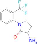 3-Amino-1-[2-(trifluoromethyl)phenyl]pyrrolidin-2-one