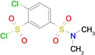 2-Chloro-5-(dimethylsulfamoyl)benzene-1-sulfonyl chloride