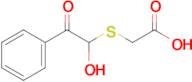 2-[(1-hydroxy-2-oxo-2-phenylethyl)sulfanyl]acetic acid